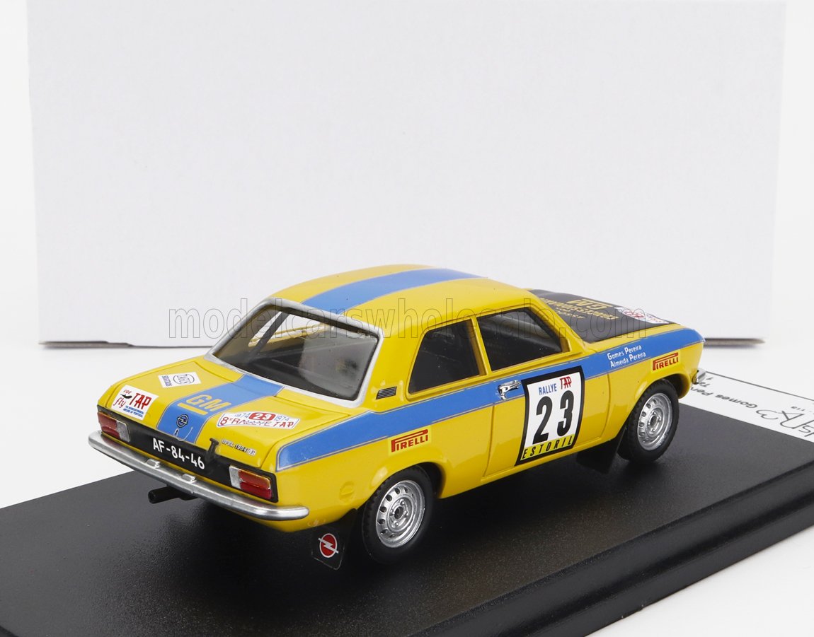 Opel Ascona No. 23 G. Pereira A. Aimeida Pereira Rally TAP 1974 Night Version Trofeu 1:43 scale model - image 2