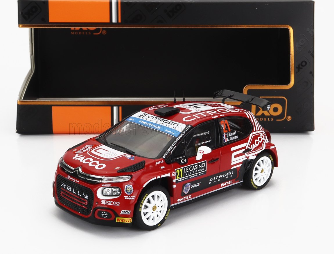 Citroen C3 Rally2 2023 1:43 scale model car by IXO MODELS — Vroomi