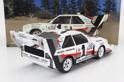 AUDI - QUATTRO SPORT S1 E2 N 1 WINNER RALLY PIKES PEAK HILL CLIMB 1987 WALTER ROHRL - YELLOW WHITE RED