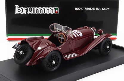 ALFA ROMEO - 2300 SPIDER N 115 MILLE MIGLIA 1932 R.CARACCIOLA - R.BONINI - BORDEAUX Scale model car on Vroomi