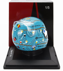 BELL HELMET | F1  CASCO HELMET ALFA ROMEO C43 TEAM STAKE N 77 BELGIUM GP 2023 VALTTERI BOTTAS