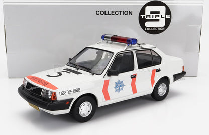 VOLVO - 340 DL POLIZIA OLANDESE RIJKSPOLITIE 1987 - BIANCO E ARANCIONE