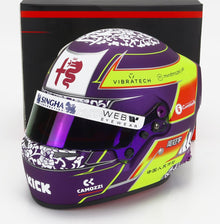 BELL HELMET | F1  CASCO HELMET ALFA ROMEO C43 TEAM STAKE N 24 SEASON 2023 GUANYU ZHOU