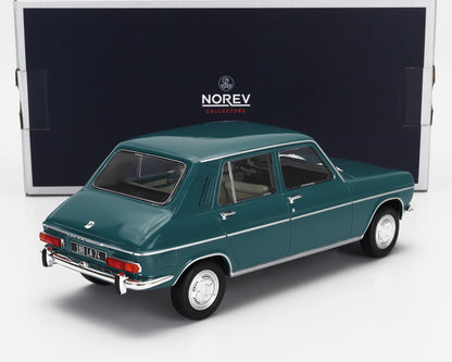 Teal vintage Renault model car by Norev Collectors with box, available on Vroomi