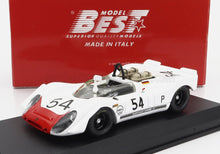 PORSCHE - 908/02 SPIDER N 54 6h BRANDS HATCH 1969 G.MITTER - U.SCHUTZ - BLANC ROUGE - Vroomi