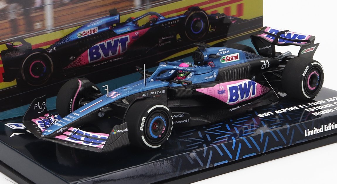 ALPINE | F1 A523 TEAM BWT ALPINE N 31 9° MIAMI GP 2023 ESTEBAN OCON