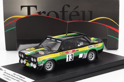 FIAT - 131 ABARTH (night version) N 13 RALLY VALLE D'AOSTA 1980 M.CINOTTO - G.NOVARO - BLACK YELLOW GREEN - Vroomi