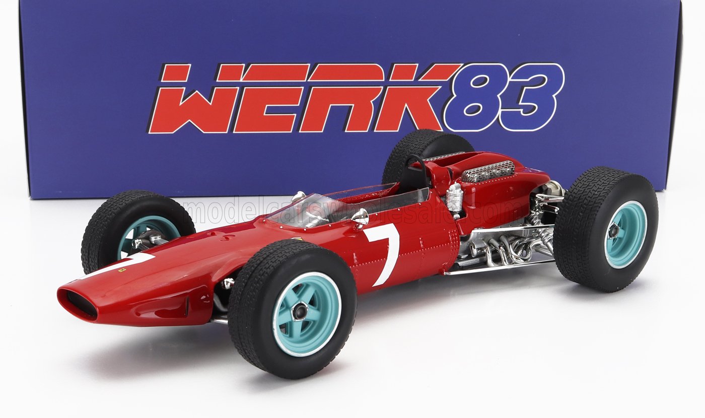 FERRARI | F1  158 TEAM SCUDERIA FERRARI N 7 WORLD CHAMPION WINNER GERMANY GP 1964 JOHN SURTEES