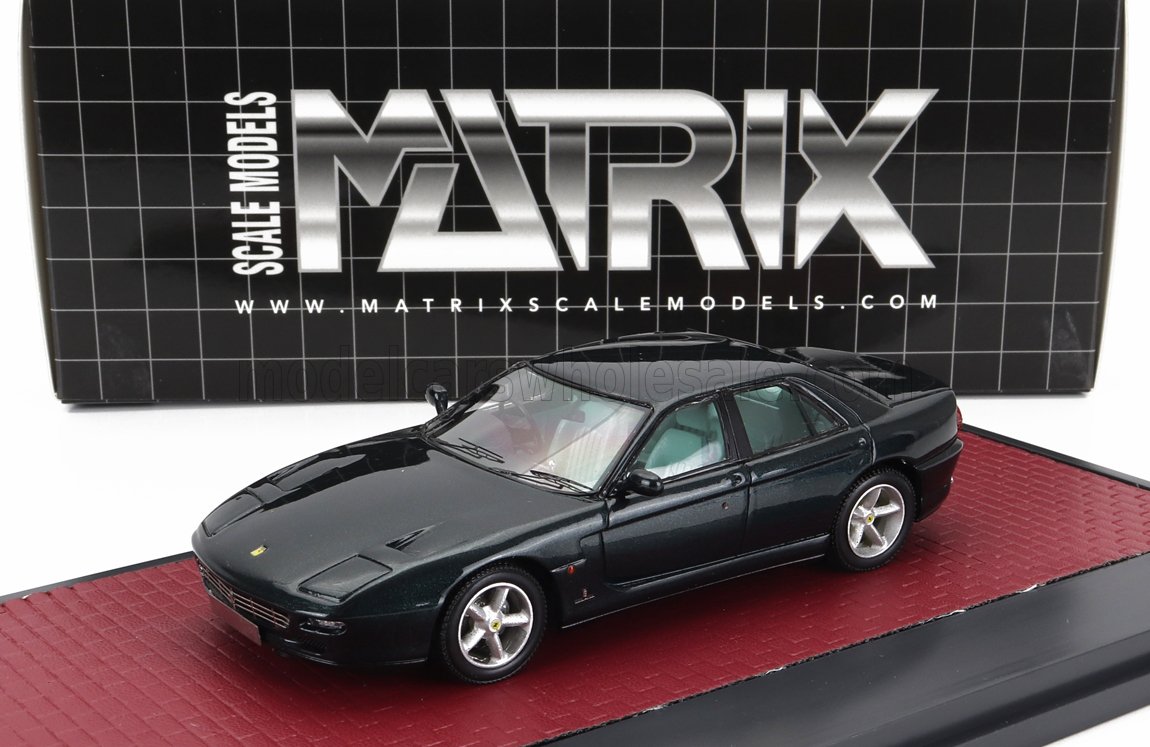 Ferrari 456GT Sedan 1993 Green Metallic Matrix Scale Models 1:43 scale model