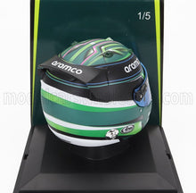 BELL HELMET | F1  CASCO HELMET ASTON MARTIN AMR23 TEAM ARAMCO COGNIZANT N 0 F1 TEST 2023 JESSICA HAWKINS