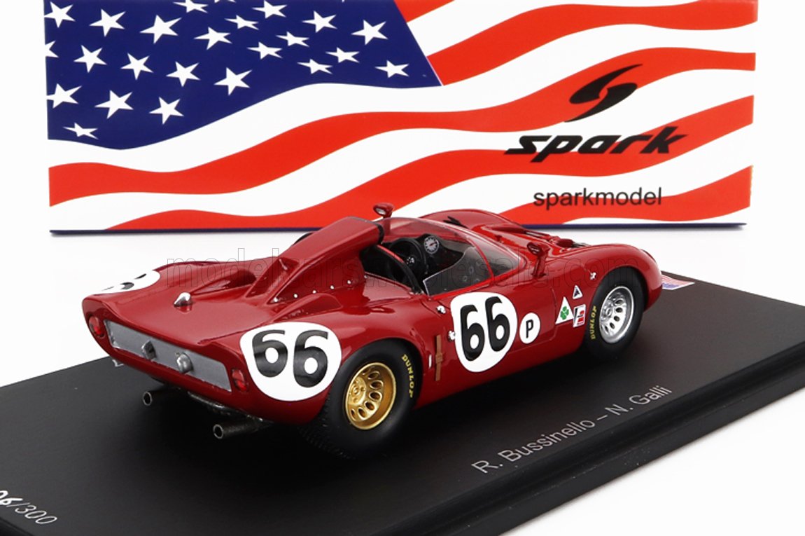 ALFA ROMEO | 33 SPIDER TEAM AUTODELTA N 66 12h SEBRING 1967 R.BUSSINELLO - N.GALLI
