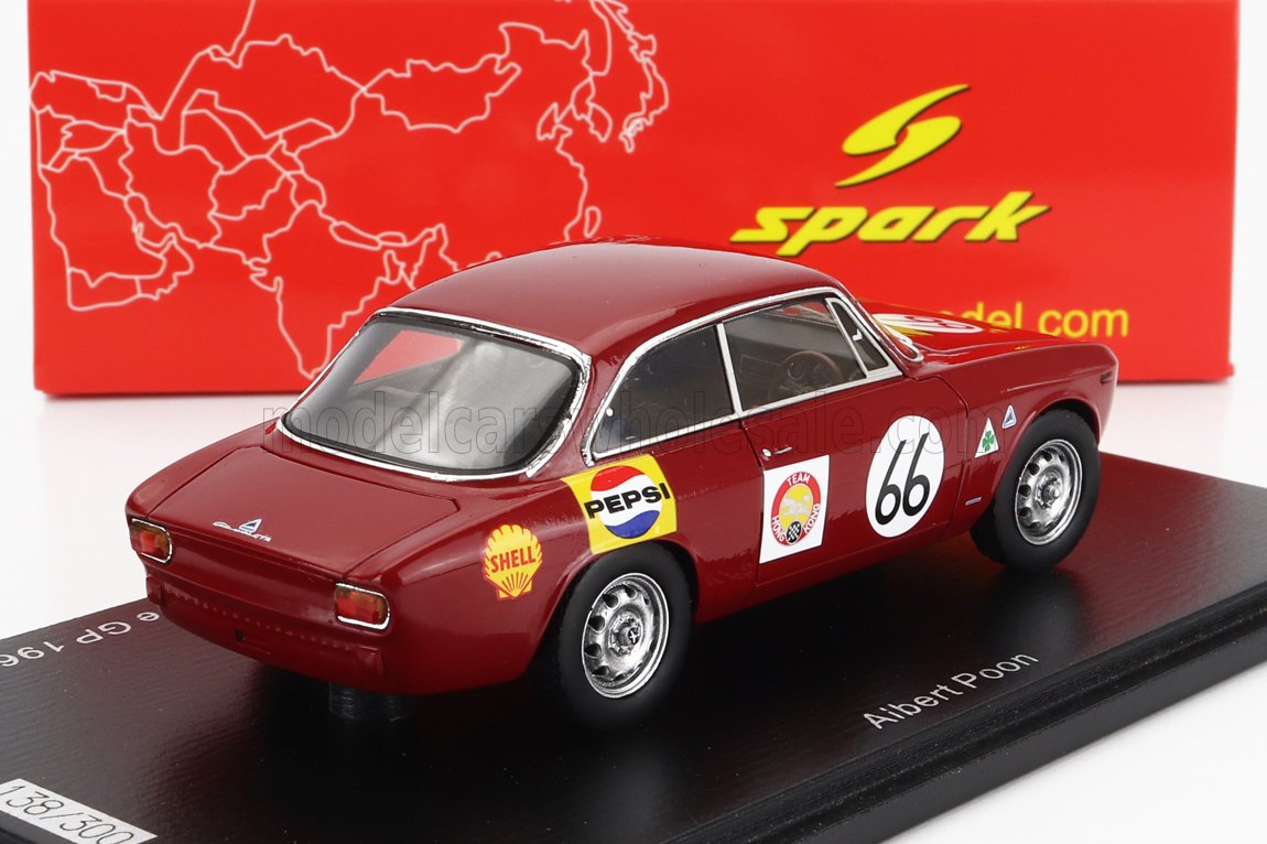 ALFA ROMEO | GIULIA GTA TEAM HONG KONG N 66 SINGAPORE GP 1967 ALBERT POON