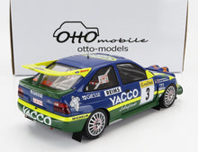 FORD ENGLAND - ESCORT RS COSWORTH TEAM ALLIANCE YACCO (night version) N 3 WINNER RALLY MONTECARLO 1996 P.BERNARDINI - B.OCCELLI - BLUE YELLOW