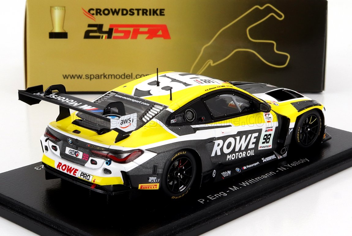 BMW | 4-SERIES M4 GT3 TEAM ROWE RACING N 98 WINNER 24h SPA 2023 PHILIPP ENG - MARCO WITTMANN - NICK YELLOLY