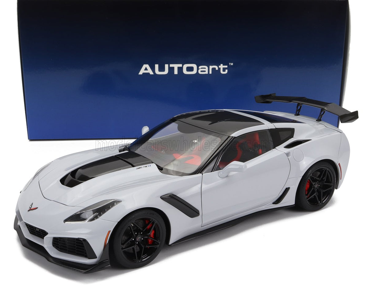 Grey Scale Model Chevrolet CORVETTE C7 ZR1 MET 2017 Grey Scale Model Car