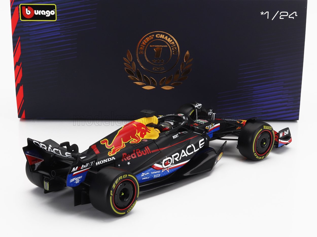 RED BULL | F1  RB19 TEAM ORACLE RED BULL RACING N 1 WORLD CHAMPION WINNER AUSTIN USA GP 2023 MAX VERSTAPPEN - WITH PILOT AND SHOWCASE