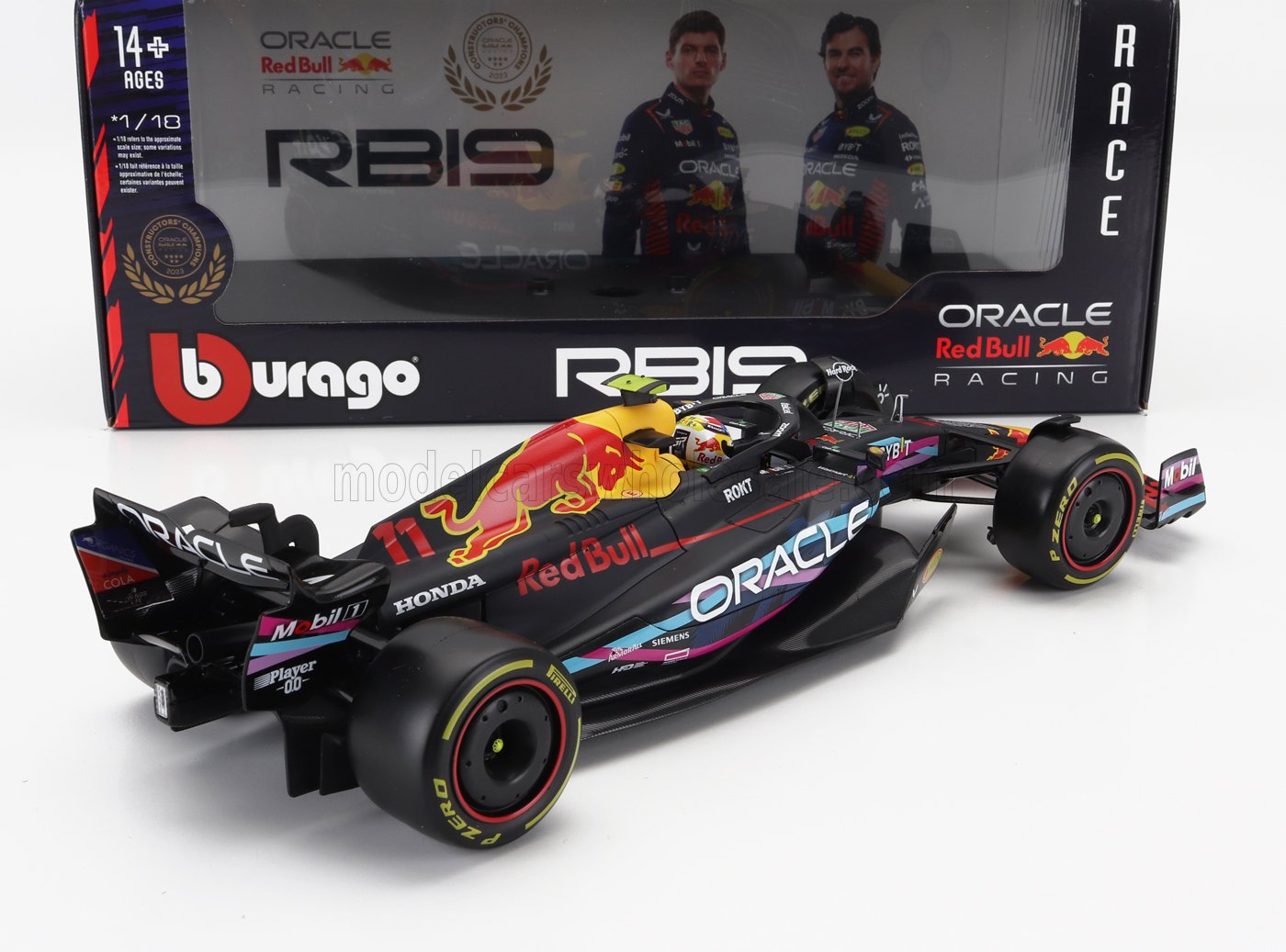 RED BULL | F1  RB19 TEAM ORACLE RED BULL RACING N 11 2nd MIAMI GP 2023 SERGIO PEREZ | MATT BLUE
