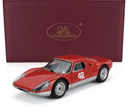 PORSCHE - 904 CARRERA GTS ch.904-043 N 42 PEBBLE BEACH AUCTIONS 2017 - RED SILVER