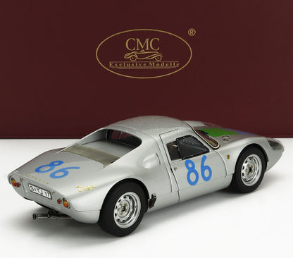 PORSCHE - 904 CARRERA GTS ch.904-005 N 86 WINNER TARGA FLORIO 1964 COLIN DAVIS - ANTONIO PUCCI - SILVER