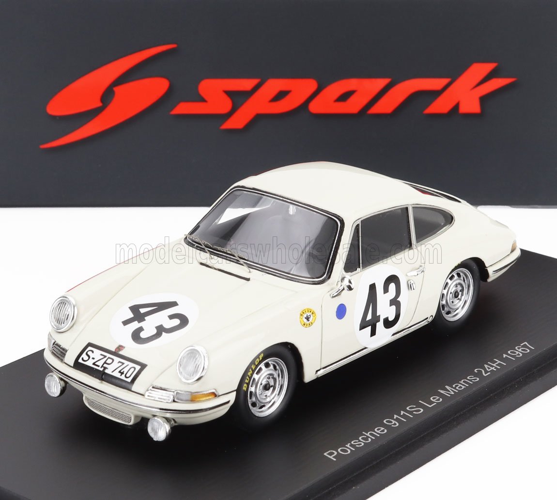 PORSCHE | 911S 1991cc COUPE TEAM J.FRANC N 43 24h LE MANS 1967 ANTONY FISCHABER - JACQUES DEWES
