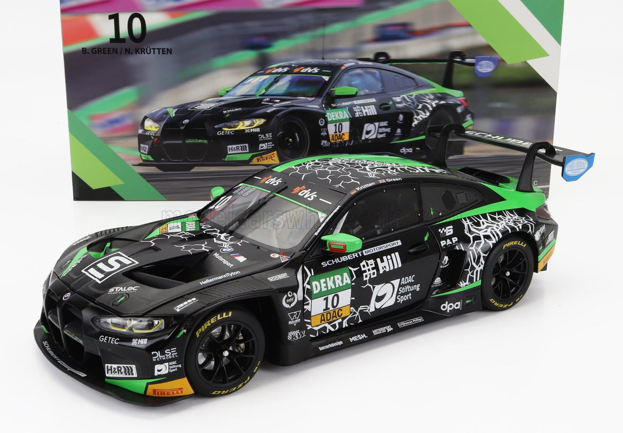BMW | SERIE 4 M4 GT3 TEAM SCHUBERT MOTORSPORT N 10 VINCITORE RED BULL RING ADAC GT MASTERS 2022 BEN GREEN - NIKLAS KRUTTEN | NERO