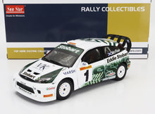 1/18 scale Ford Focus WRC rally model car, Stobart livery, available at Vroomi