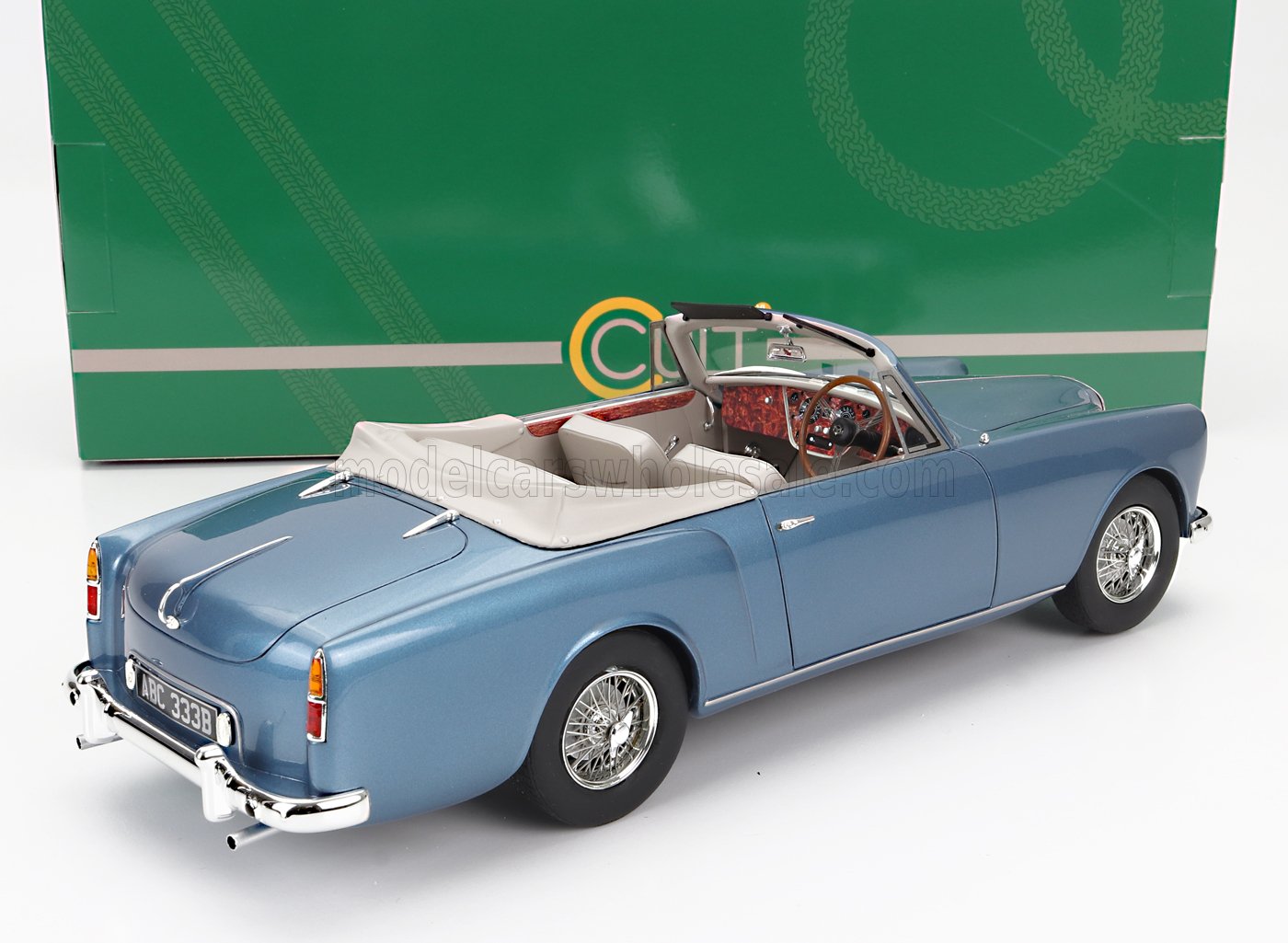 ALVIS - TE21 DHC CABRIOLET OPEN 1963 - AZUL METALIZADO Maqueta de coche en Vroomi