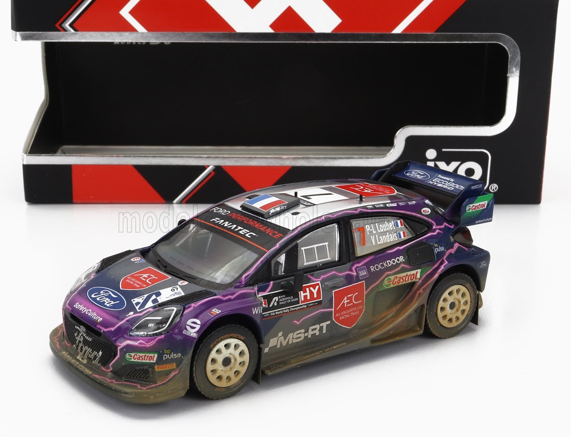 Ford England Puma Rally1 Red Bull 2022 1:43 scale model car by IXO MODELS — Vroomi