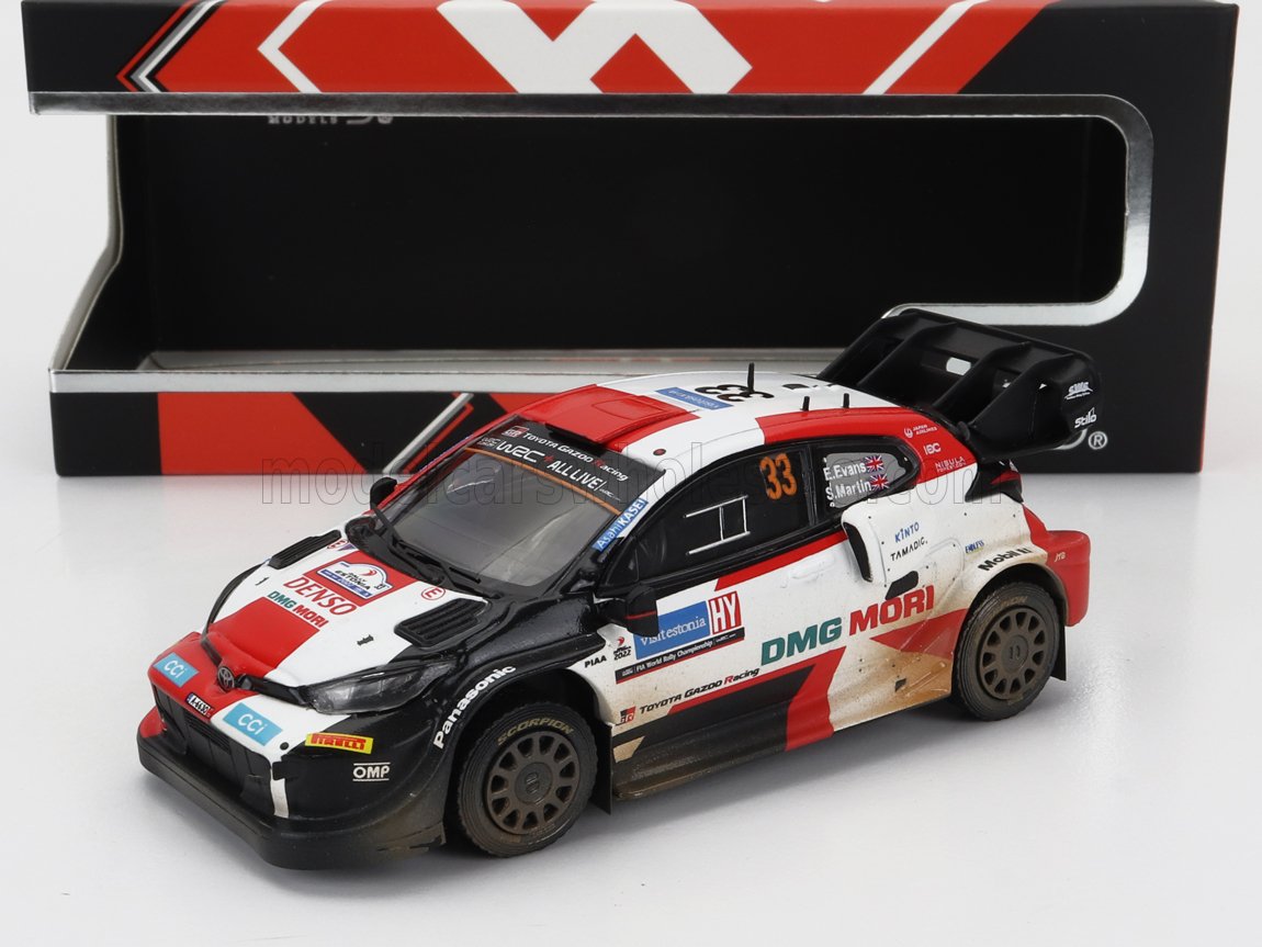 Toyota Yaris Gr Rally1 2022 1:43 scale model car by IXO MODELS — Vroomi