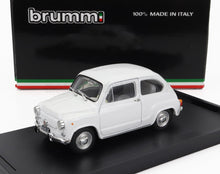 FIAT - 600D 1965 - WHITE Scale model car on Vroomi