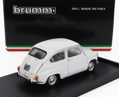 FIAT - 600D 1965 - WHITE Scale model car on Vroomi