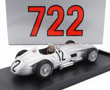MERCEDES BENZ - F1 W196 N 12 WINNER BRITISH GP 1955 STIRLING MOSS - SILVER Scale model car on Vroomi