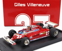 FERRARI - F1 126CK TURBO N 27 GP D'ITALIA 1981 GILLES VILLENEUVE - CON FIGURINA DEL PILOTA - ROSSO