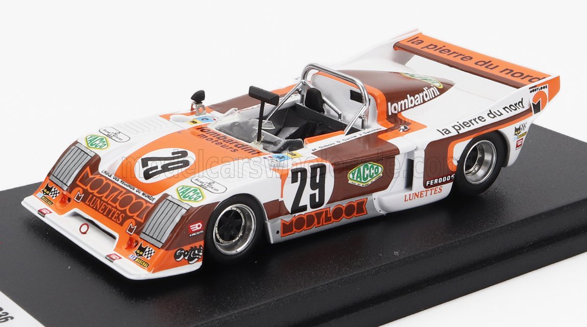 CHEVRON | B36B SIMCA 2.0L S4 TEAM SOCIETE RACING N 29 24h LE MANS 1978 MICHEL DUBOIS - DANIEL GACHE - JULIEN SANCHEZ