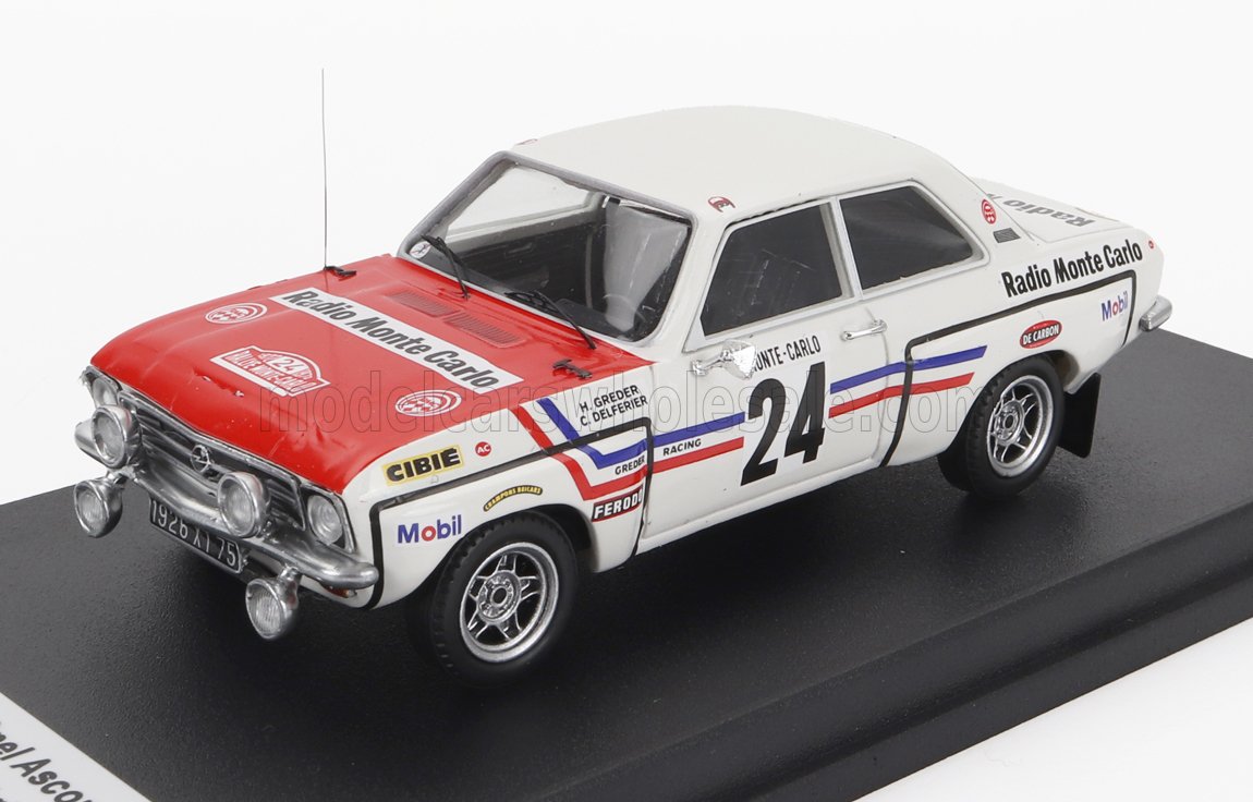 OPEL | ASCONA (Nachtversion) N 24 RALLYE MONTECARLO 1972 HENRI GREDER - CHRISTIAN DELFERIER