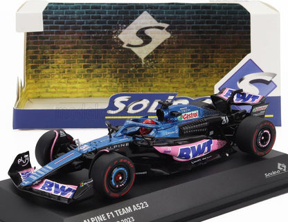 ALPINE - F1 A523 TEAM BWT ALPINE N 31 3rd MONACO GP 2023 ESTEBAN OCON - BLUE PINK - Vroomi