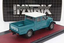 TOYOTA - HJ45 LAND CRUISER CREW CAB PICK-UP 1979 - GREEN WHITE