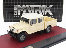 TOYOTA - HJ45 LAND CRUISER CREW CAB PICK-UP 1979 - CREAM WHITE