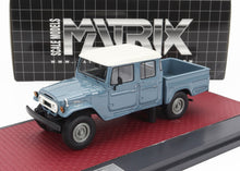 TOYOTA - HJ45 LAND CRUISER CREW CAB PICK-UP 1979 - BLUE GREY WHITE