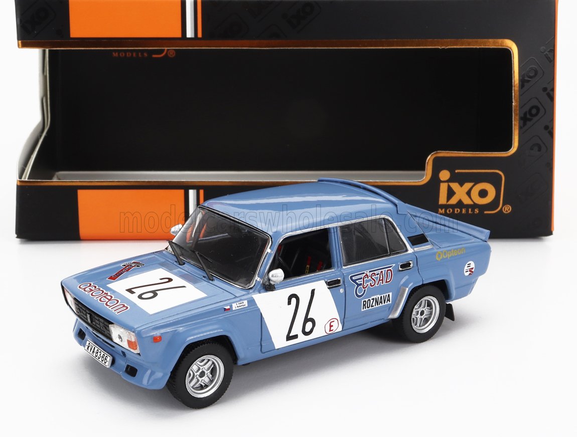 Fiat 2105 VFTS No. 26 Jan Rakottyai Emil Slavik Rally Pribram 1986 IXO Models 1:43 scale model