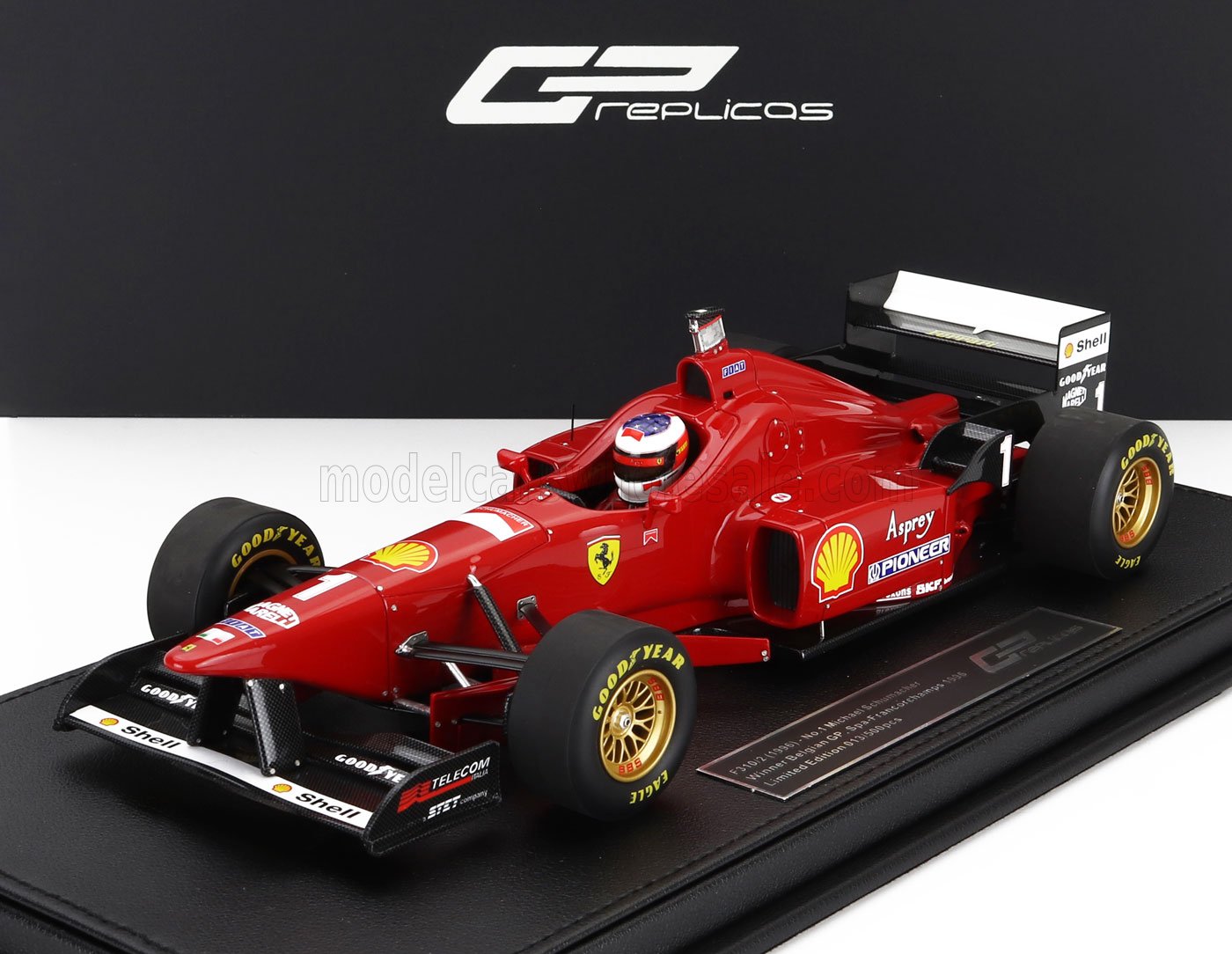 FERRARI | F1  F310/2 N 1 WINNER SPA BELGIUM GP (with pilot figure) 1996 MICHAEL SCHUMACHER