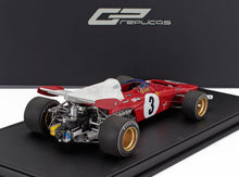 FERRARI - F1  312B2 N 3 3rd DUTCH ZANDVOORT GP 1971 CLAY REGAZZONI - CON VETRINA - WITH SHOWCASE - RED WHITE