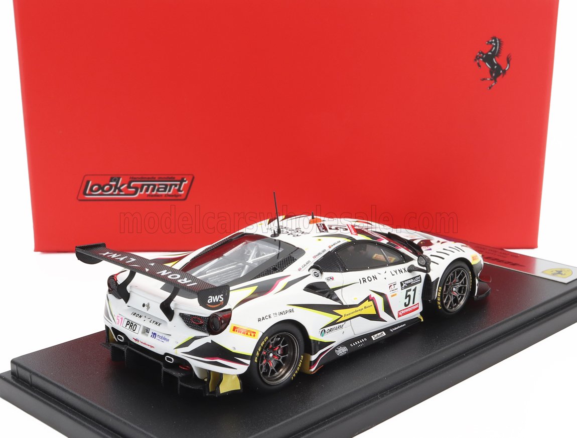 FERRARI | 488 GT3 EVO 3.9L TURBO V8 TEAM IRON LYNX N 51 9th 24h SPA 2022 JAMES CALADO - MIGUEL MOLINA - NICKLAS NIELSEN