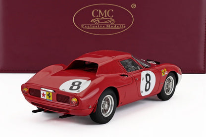 FERRARI - 250LM ch. n5909 N 8 12h REIMS 1964 JOHN SURTEES - LORENZO BANDINI - GREEN