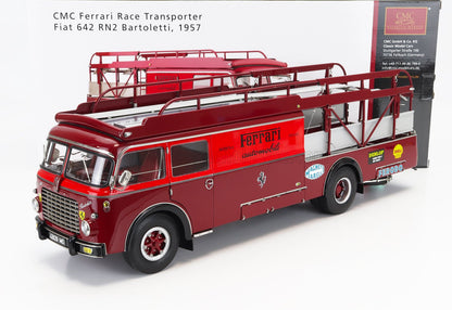 FIAT - 642RN2 TRUCK BARTOLETTI F1 FERRARI CAR TRANSPORTER 1957 - RED