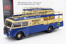 FIAT - 642RN2 TRUCK BARTOLETTI F1 MASERATI CAR TRANSPORTER 1957 - BLUE YELLOW