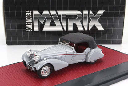 BUGATTI - T57SC ROADSTER VANDEN PLAS CLOSED 1938 - GREY BLACK
