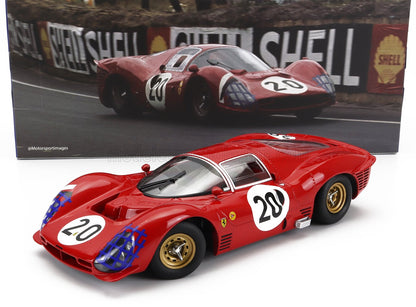 FERRARI | 330 P3 4.0L V12 COUPE ch.0848 TEAM FERRARI SEFAC N 20 24h LE MANS 1966 LUDOVICO SCARFIOTTI - MIKE PARKES