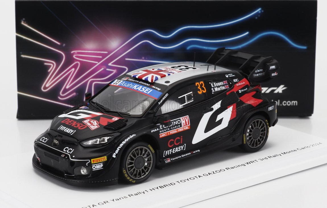 TOYOTA | YARIS GR RALLY1 HYBRID TEAM TOYOTA GAZOO RACING WRT N 33 3rd RALLY MONTECARLO 2024 ELFYN EVANS - MARTIN SCOTT