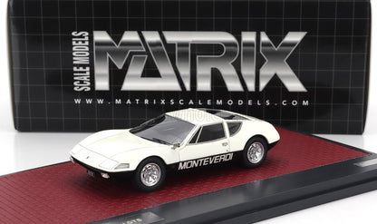 MONTEVERDI - HAI 450 GTS 1973 - BIANCO NERO